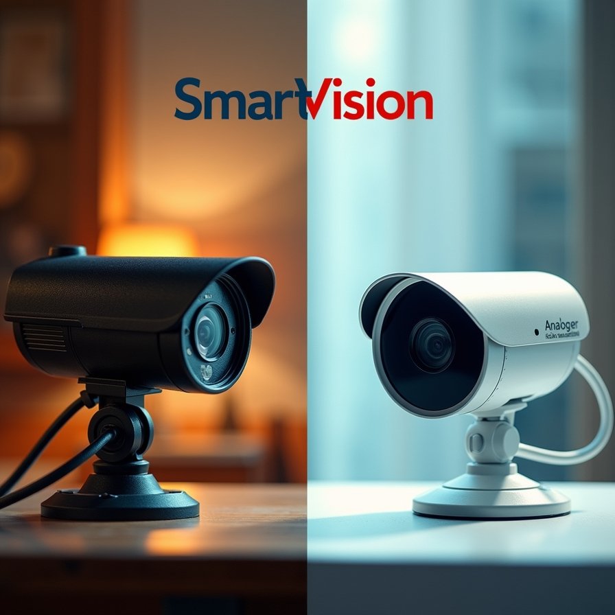 الفرق بين كاميرات ip و analog