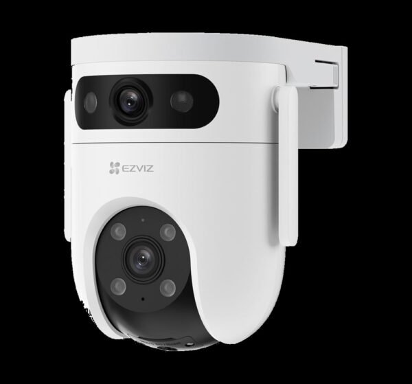 كاميرا CS-H9C 2K مزدوجة العدسات 10MP قابلة للإمالة مع تقنية Wi-Fi وذكاء اصطناعي للتحكم بنقرة واحدة.